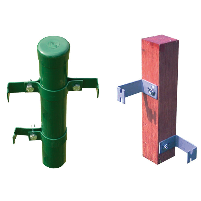 Metall- und Holzpfosten für Hecke am laufenden Meter®