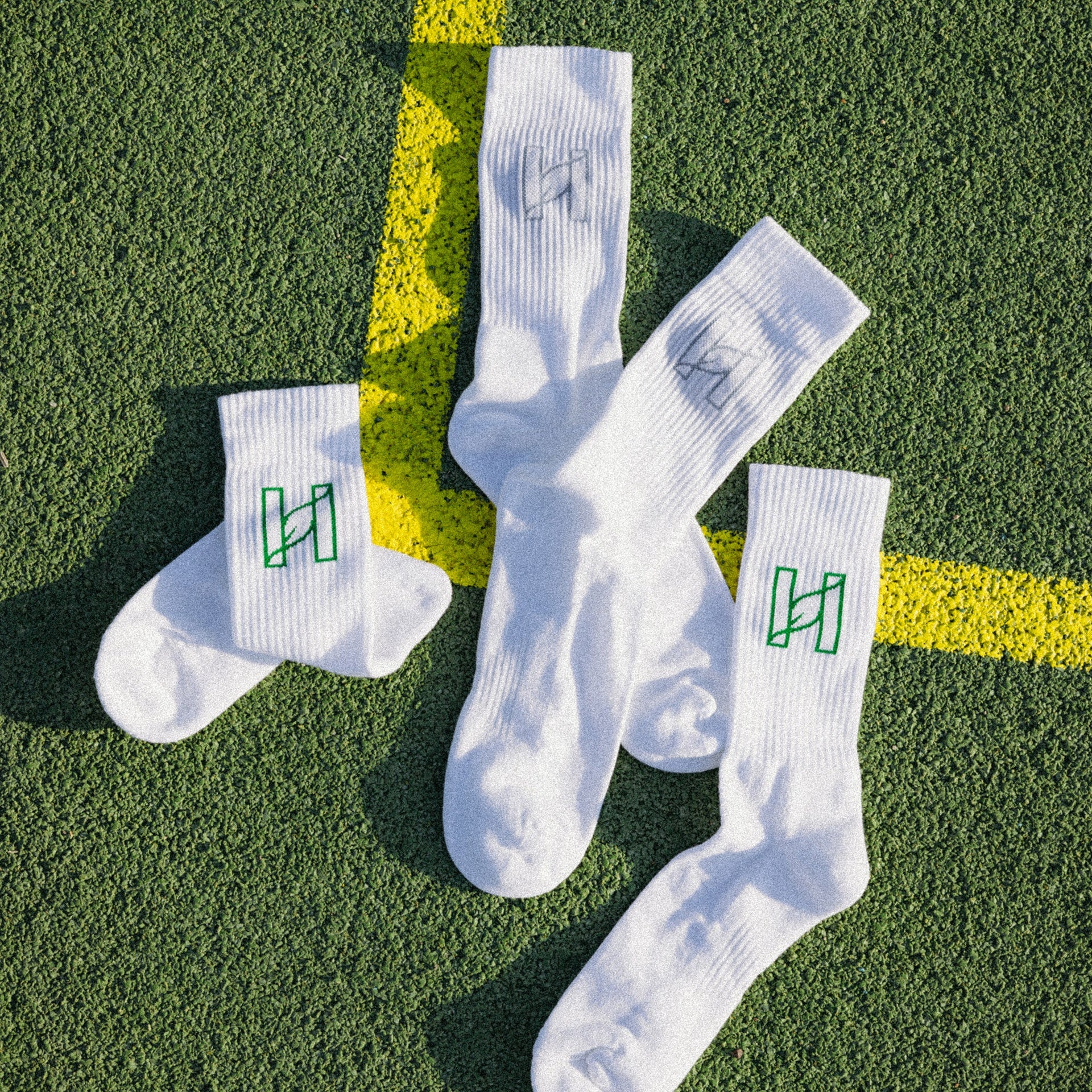 HELIX Logo Socken Grün