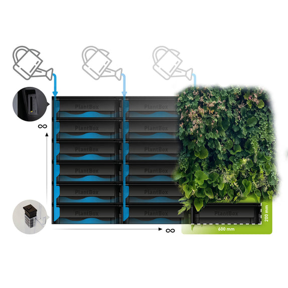 Helix® PlantBox - 5er Set zur Wandbegrünung