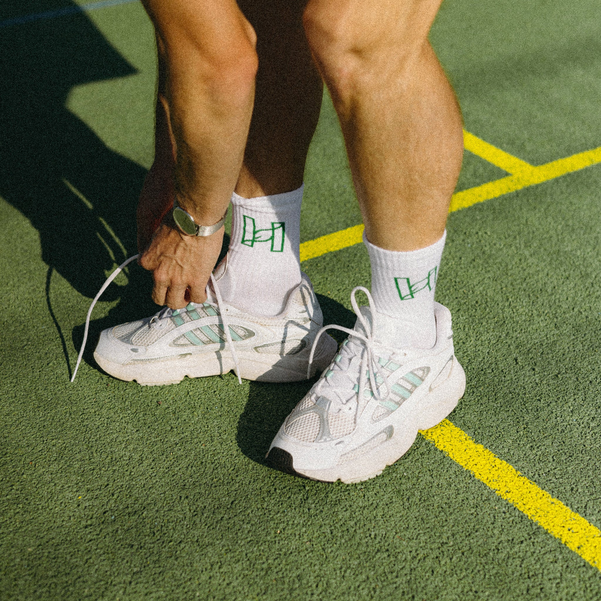 HELIX Logo Socken Grün